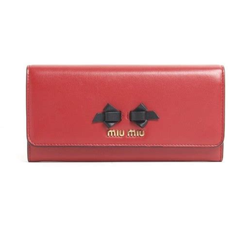 Miu Miu Bow Continental wallet 